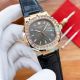 Copy Patek Philippe Nautilus 5711 Rose Gold Case Grey Dial Green Diamond Watch (4)_th.jpg